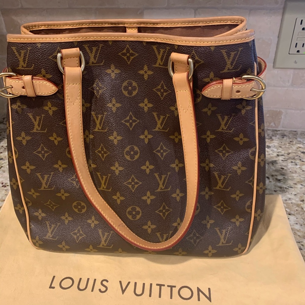 Authentic Louis Vuitton Mono Batignolles Vertical